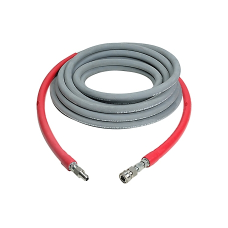 SIMPSON 3/8 in. x 50 ft. 10,000 PSI Wrapped Rubber Hot Water Pressure Washer Hose, 250 Degrees F