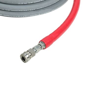 Image showing 5 th SIMPSON 3/8 x 50ft. Wrapped Rubber Hot Water Pressure Washer Hose, 10,000 PSI, 250 deg. F