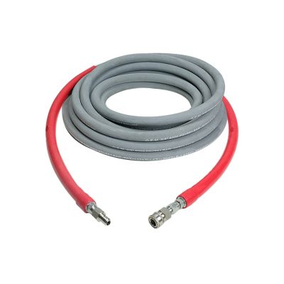 SIMPSON 1/2 in. x 200 ft. x 10,000 PSI Wrapped Rubber Cold/Hot Water Pressure Washer Hose, Double Steel-Braided Jacket, 41189