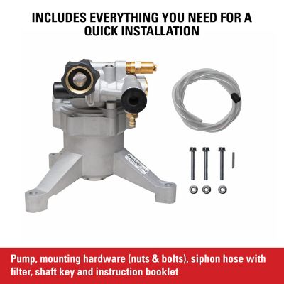 Image showing  3,100 PSI at 2.4 GPM Pressure Washer Axial Cam Pump Kit
