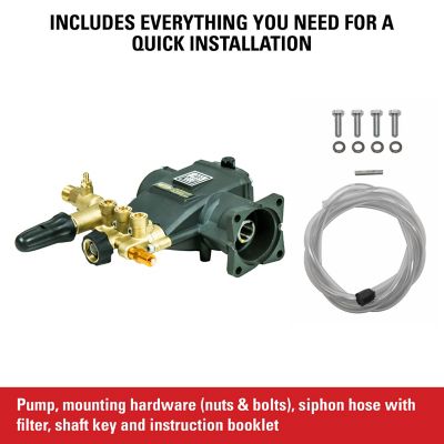 Image showing  3,700 PSI 2.5 GPM Cold Water Industrial Pressure Washer Triplex Plunger Pump Kit