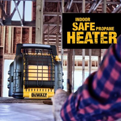 Image showing 5 th DEWALT Propane Cordless Portable Radiant Heater, 300 sq. ft., 12,000 BTU