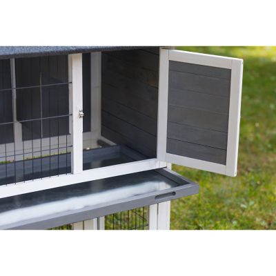 Image showing 5 th Prevue Pet Products Duplex Rabbit Hutch
