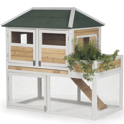 Prevue Pet Products Chicken Coop with Herb Planter, 3 to 4 Chicken Capacity Great coop!!