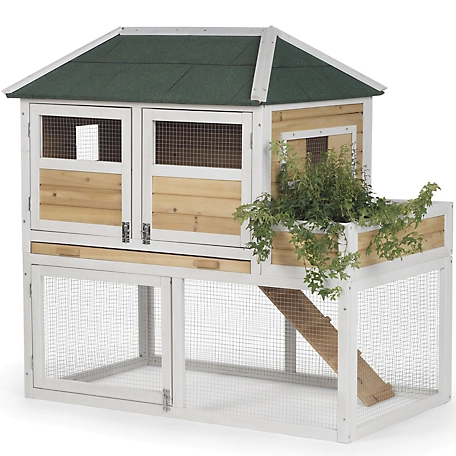 Prevue Pet Products Chicken Coop with Herb Planter, 3 to 4 Chicken Capacity