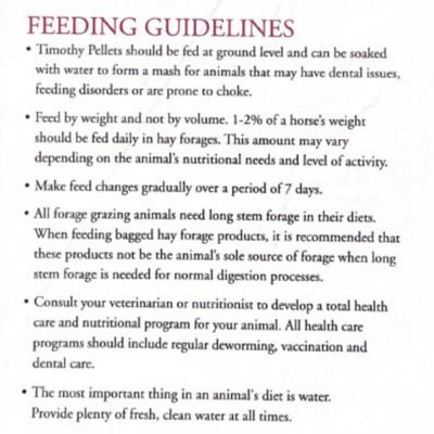 Image showing  Timothy Hay Pelleted Horse Feed, 50 lb.