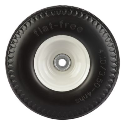 10x3.5-4 No-Flat Tire Wheel, 5/8 in. Bore Size