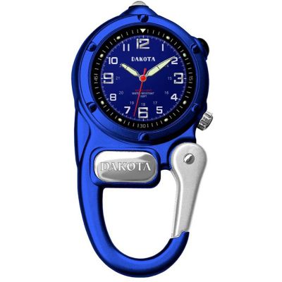Dakota Men's Mini Clip Microlight Carabiner Watch, Blue