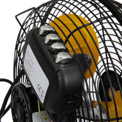 Image showing  12 in. 3-Speed Indoor High-Velocity Floor Fan