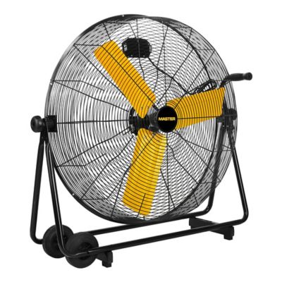 Image showing  30 in. Indoor High-Velocity Cradle Drum Fan, 7,900 CFM