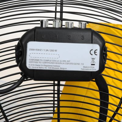 Image showing  30 in. Indoor High-Velocity Cradle Drum Fan, 7,900 CFM