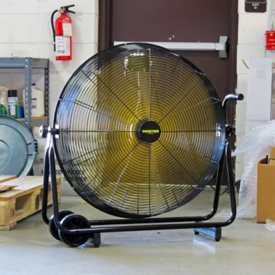 Image showing 5 th Master 30 in. Indoor High-Velocity Cradle Drum Fan, 7,900 CFM