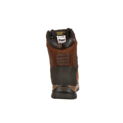 Image showing  Men's Waterproof Insulated Hiker Outdoor Boots, 8 in.