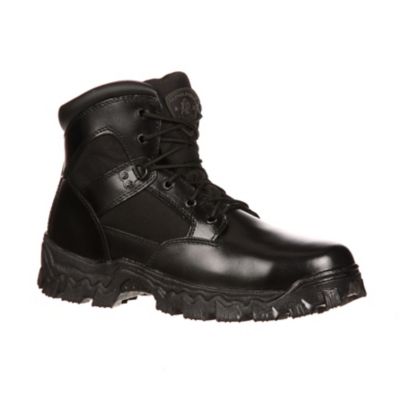 Image showing 6 th Rocky Unisex Alpha Force Round Toe Waterproof Lace-Up Boots, 6 in.