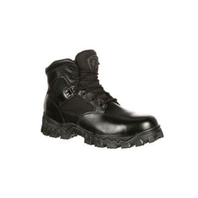 Rocky Unisex Alpha Force Waterproof Lace-Up Boots, 6 in. Double wide feet