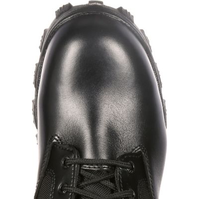 Image showing 6 th Rocky Men's Alpha Force Round Toe Waterproof Lace-Up and Side Zip Boots, 8 in., Black