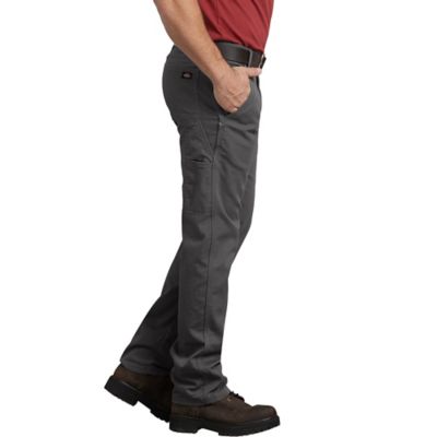 Image showing 1 th Dickies Men's Regular Fit Mid-Rise Flex Straight Leg Tough Max Duck Carpenter Work Pants
