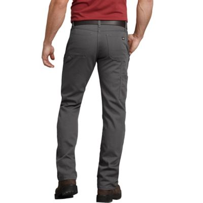 Image showing 2 th Dickies Men's Regular Fit Mid-Rise Flex Straight Leg Tough Max Duck Carpenter Work Pants