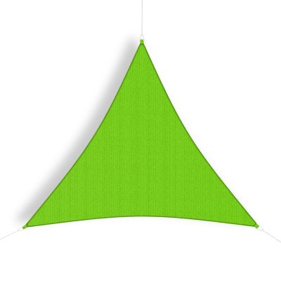 Image showing  Party Sail Triangle Shade Sail, 9 ft. 10 in., Green