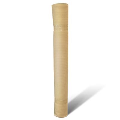 Image showing  90% UV Knitted Shade Fabric, 6 ft. x 15 ft., Prepack Roll, Wheat