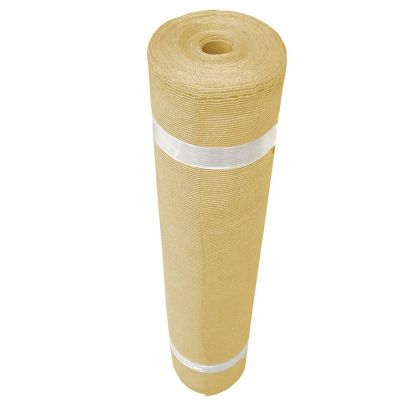 Coolaroo 70% UV Knitted Shade Fabric, 12 ft. x 50 ft. Roll, Sandstone