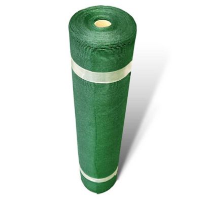 Image showing  70% UV Knitted Shade Fabric, 12 ft. x 50 ft. Roll, Forest Green