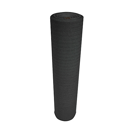 Coolaroo 6 ft. x 100 ft. 70% UV Knitted Fabric Shade Roll, Black
