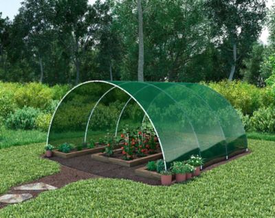 Image showing  6 ft. x 100 ft. 50% UV Knitted Shade Fabric Roll, Forest Green