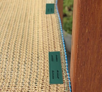 Image showing  Timber Fasteners for Coolaroo Rolled Shade Fabric