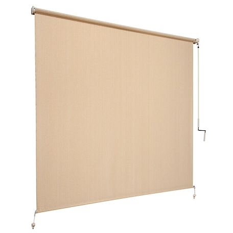 Coolaroo 4 ft. x 6 ft. 90% UV Exterior Roller Shade, Southern Sunset