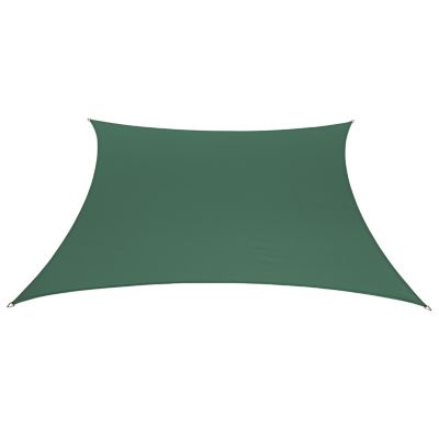 Image showing  Coolhaven Shade Sail, 95% UV Block Shade and Sun Shield, 12' Square, Heritage Green