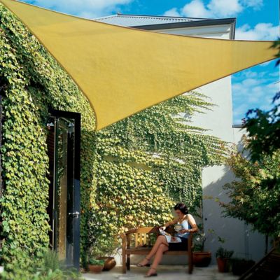 Image showing  18 ft. Coolhaven Triangle Shade Sail with Hardware, Sahara