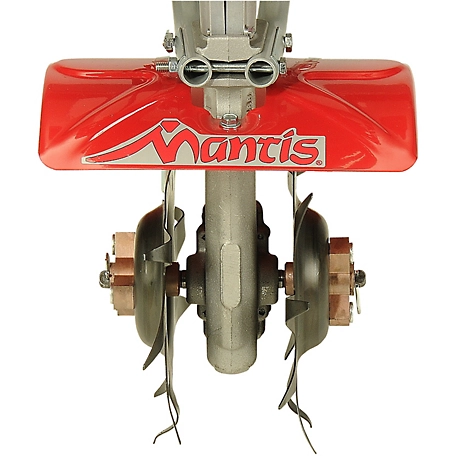 Mantis Planter and Furrower attachment, create raised beds or tilling narrow areas