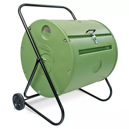 Mantis 4 Bushel Back Porch Compost Tumbler Composting