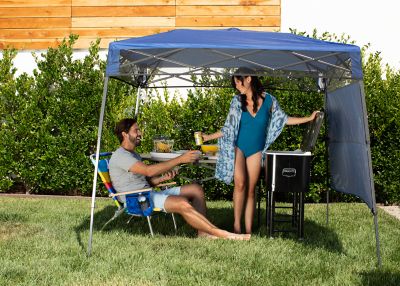 Image showing  7 ft. x 7 ft. Go Hybrid Pop-Up Canopy, Regatta Blue