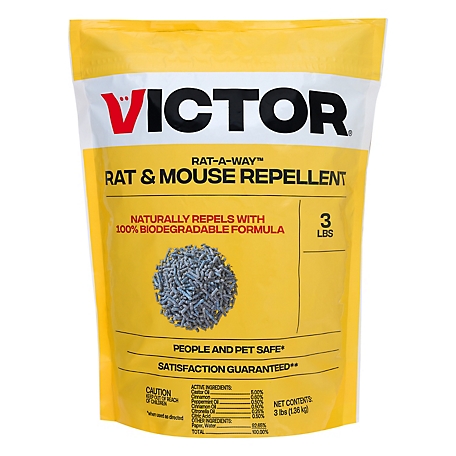 Victor 3 lb. Rat-A-Way Granular Rat Repellent