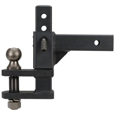 Image showing  2 in. Receiver Tactical Adjustable Ball and Clevis Utility Mount, 7-14 in. Drop, 7,500 lb. Capacity