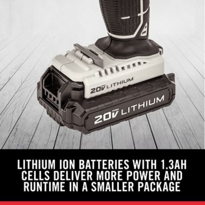 Image showing 5 th PORTER-CABLE Cordless 20V Max Drill/Impact Driver Combo Tool Kit, 2 pc.