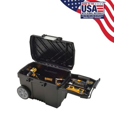 DeWALT 24.8 in. x 16.5 in. 15 gal. Contractor Chest, 90 lb. Load Capacity