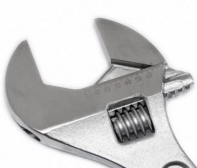 Image showing  24 in. Chrome Adjustable Wrench
