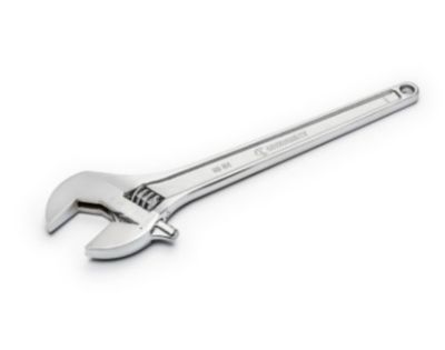 Image showing  18 in. Tapered Handle Adjustable Wrench, Carded