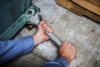 Image showing 8 th Crescent 18 in. Tapered Handle Adjustable Wrench, Carded