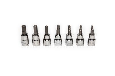 Image showing  3/8 in. Drive SAE Assorted Hex Bit Socket Set, 7 pc.