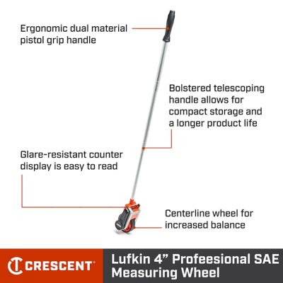 Image showing  4 in. Compact SAE Measuring Wheel