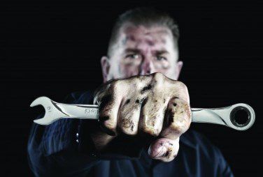 Image showing  Assorted SAE 12-Point Ratcheting Combination Wrench Set, 5 pc.