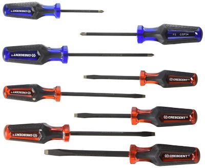 Crescent 8 Pc Diamond Tip Screwdriver Set Cgps8pcset At Tractor Supply Co