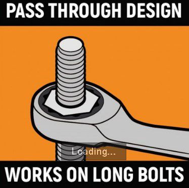 Image showing  11/16 in. Ratcheting Wrench