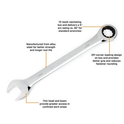 Image showing  8mm Ratcheting Wrench