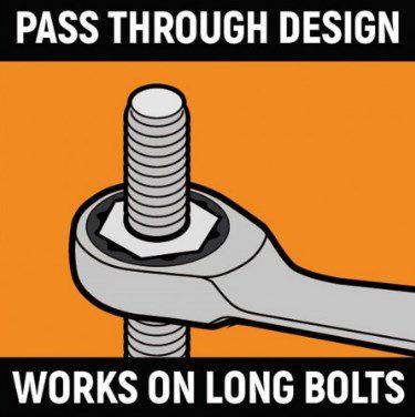 Image showing  15mm Ratcheting Wrench