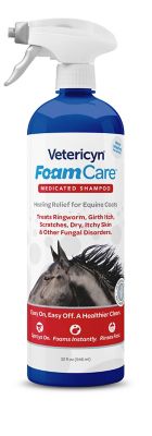 Vetericyn FoamCare Medicated Equine Shampoo, 32 oz.